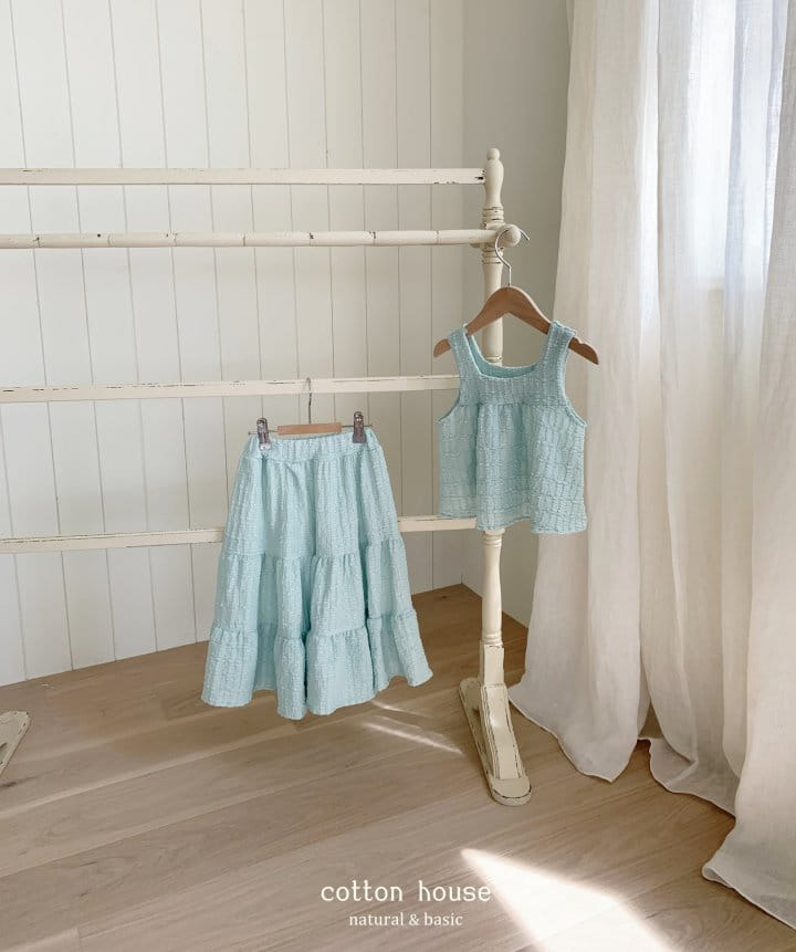 Cotton House - Korean Children Fashion - #childofig - Kan Kan Sleeveless Two Piece - 11