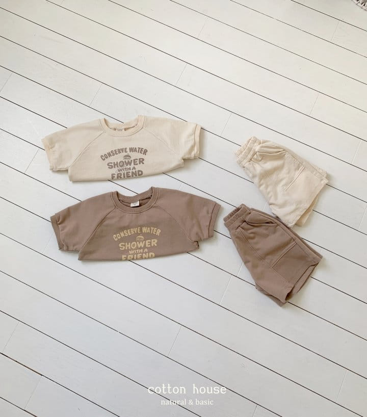 Cotton House - Korean Children Fashion - #designkidswear - Shower Raglan Top Bottom Set - 11