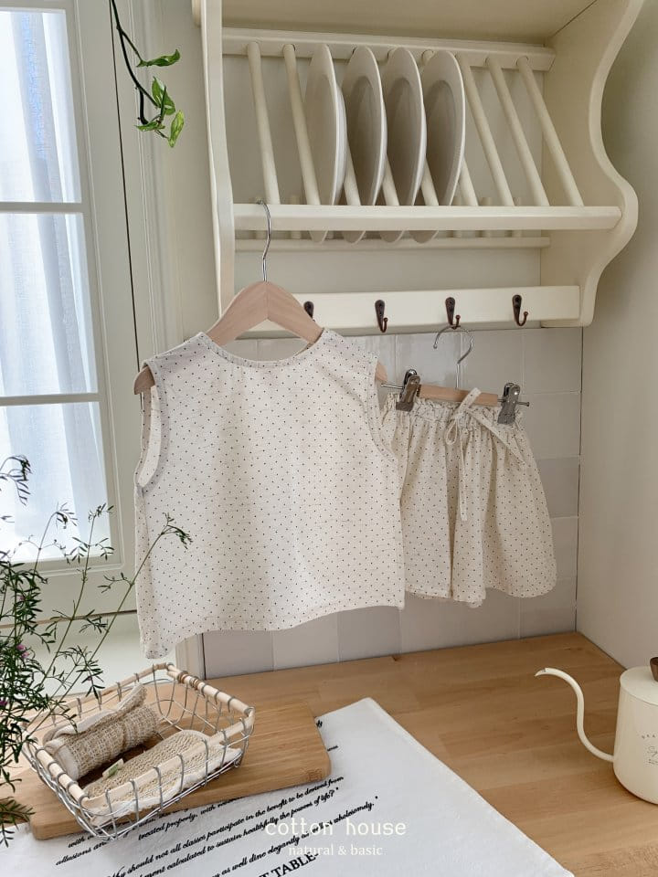 Cotton House - Korean Children Fashion - #designkidswear - Dot Currot Pants - 5