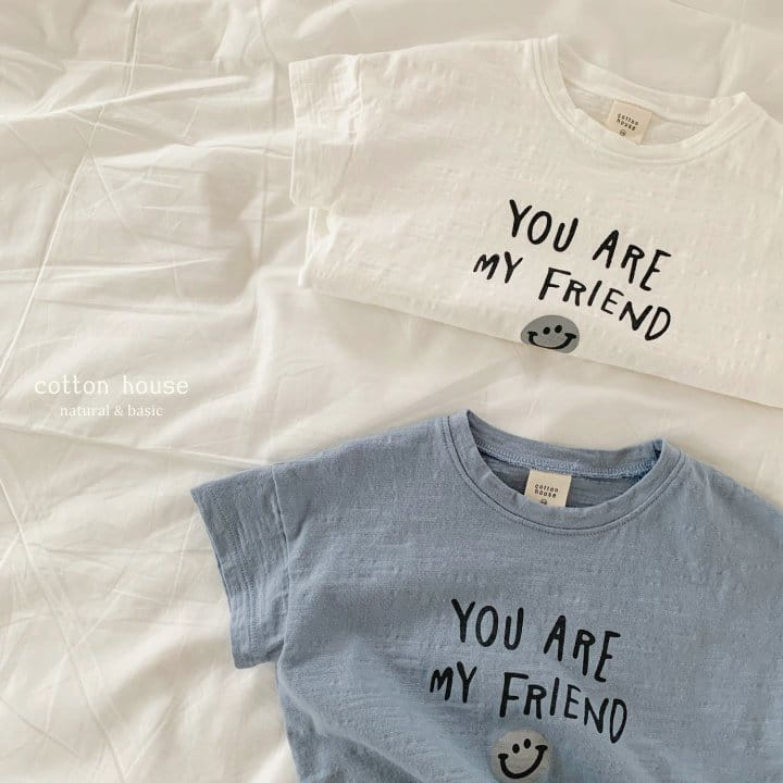 Cotton House - Korean Children Fashion - #designkidswear - Smile Short Sleeve Tee - 11