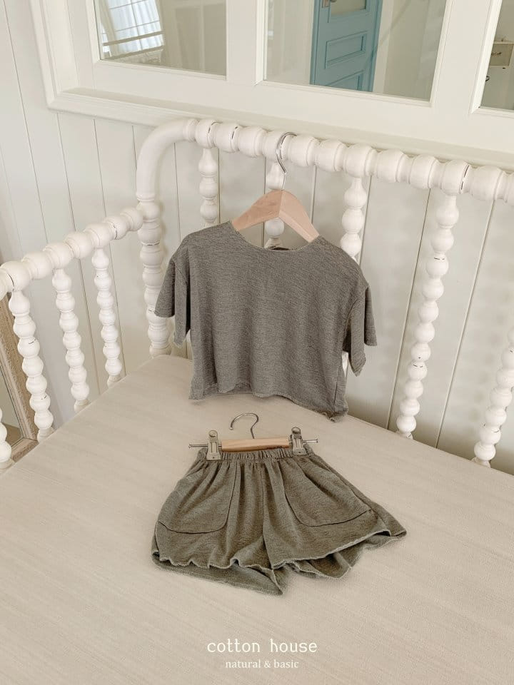 Cotton House - Korean Children Fashion - #discoveringself - Cooling Top Bottom Set - 9