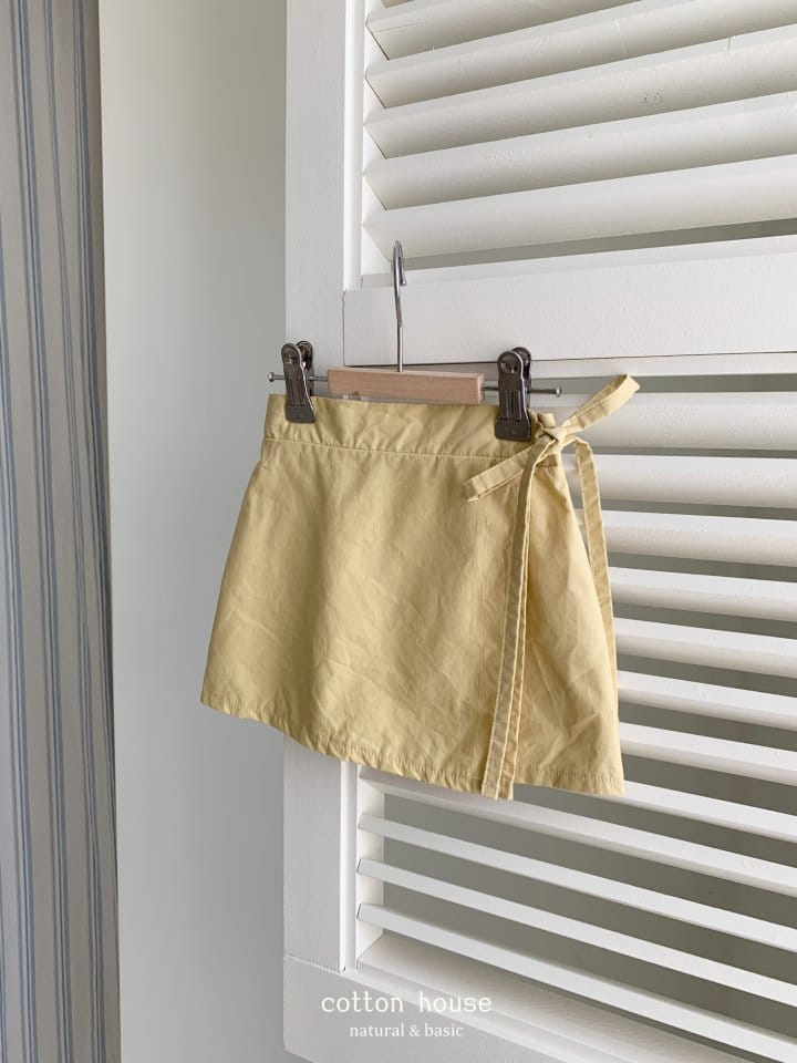 Cotton House - Korean Children Fashion - #fashionkids - Wrap Skirt - 2