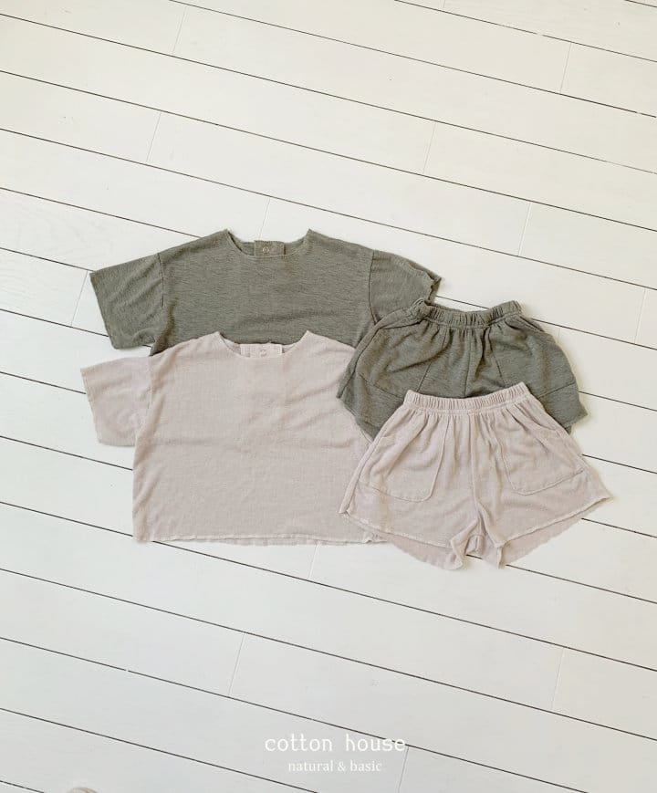Cotton House - Korean Children Fashion - #fashionkids - Cooling Top Bottom Set - 10