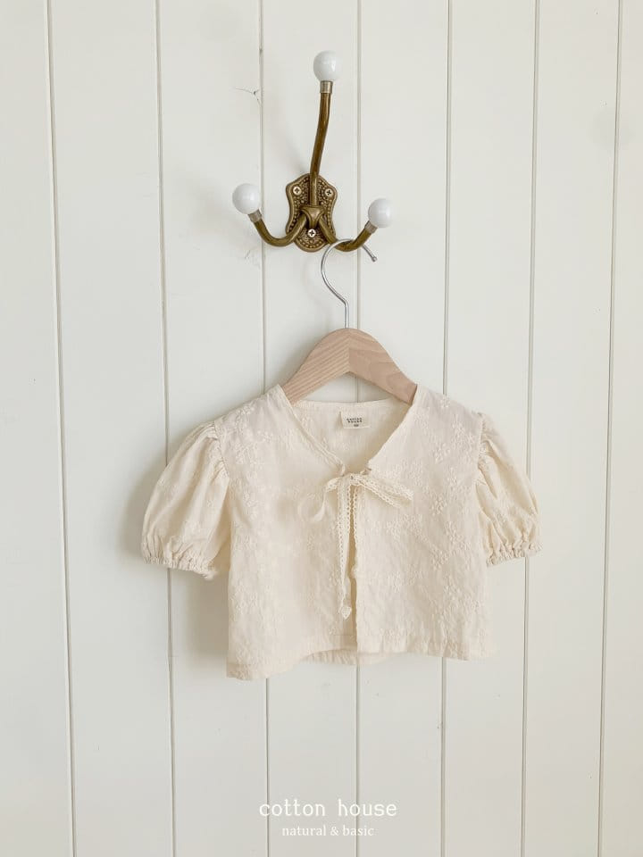 Cotton House - Korean Children Fashion - #kidsstore - Maju String Embroidery Cardigan - 3
