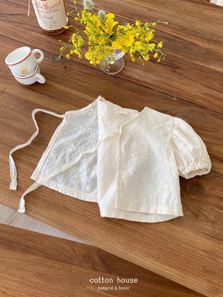 Cotton House - Korean Children Fashion - #kidsstore - Maju String Embroidery Cardigan - 4