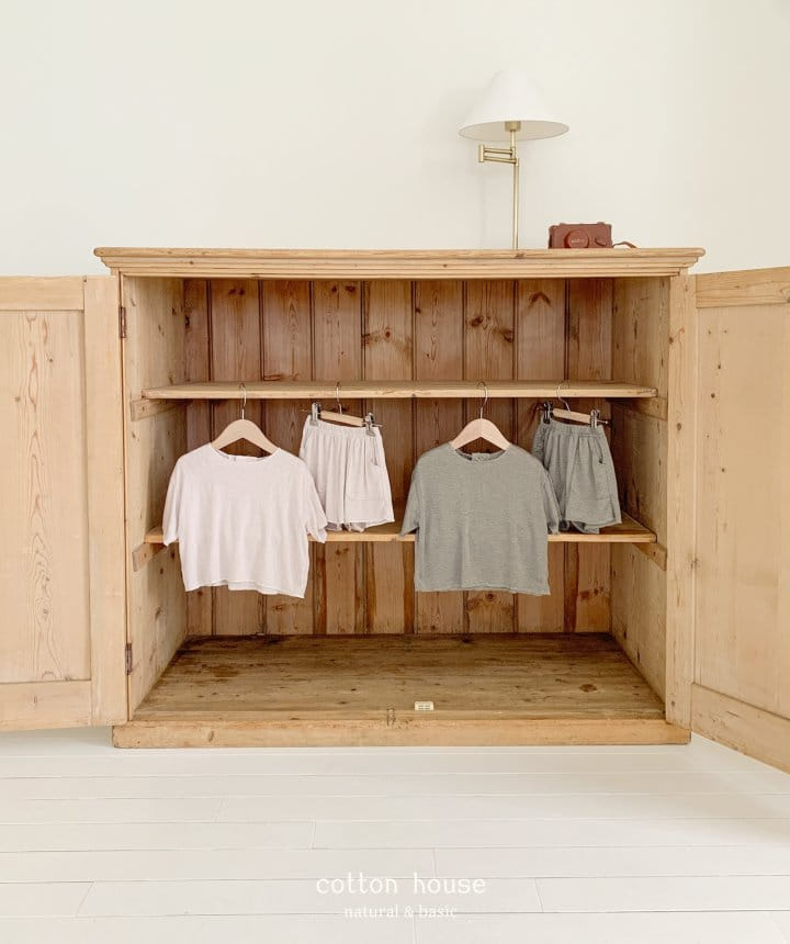 Cotton House - Korean Children Fashion - #littlefashionista - Cooling Top Bottom Set