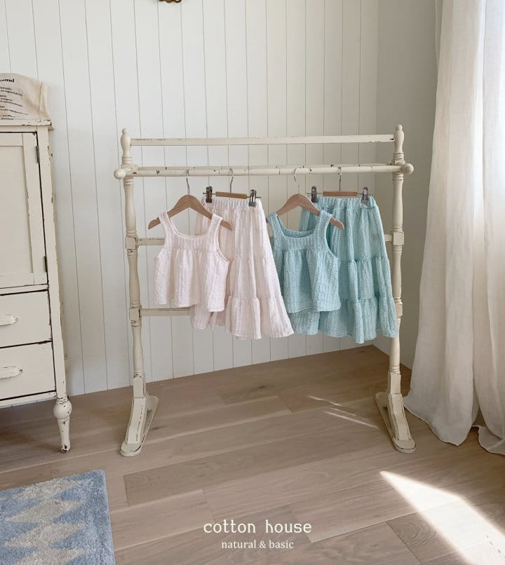 Cotton House - Korean Children Fashion - #Kfashion4kids - Kan Kan Sleeveless Two Piece - 4