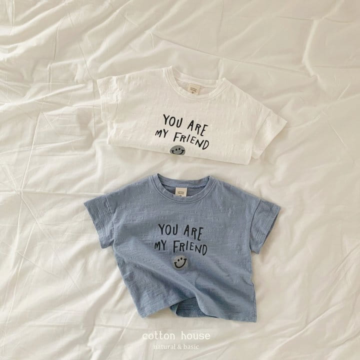 Cotton House - Korean Children Fashion - #magicofchildhood - Smile Short Sleeve Tee - 5