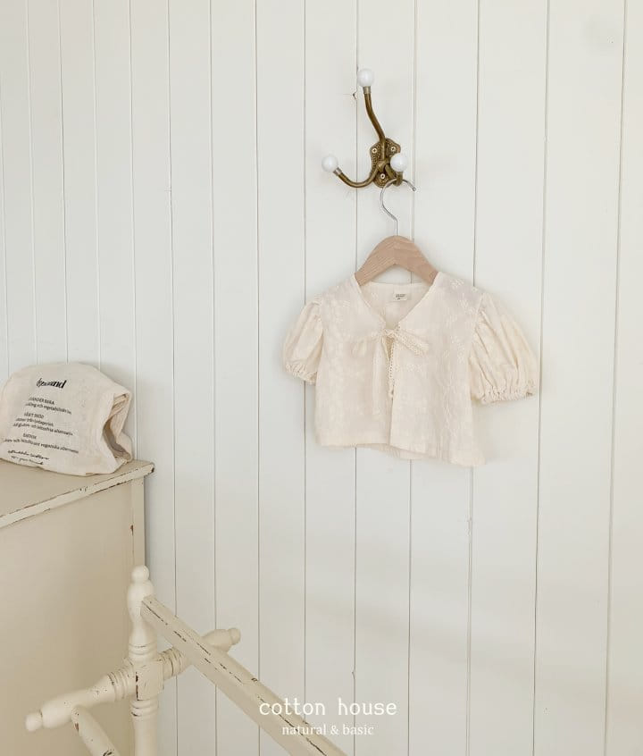 Cotton House - Korean Children Fashion - #magicofchildhood - Maju String Embroidery Cardigan - 7