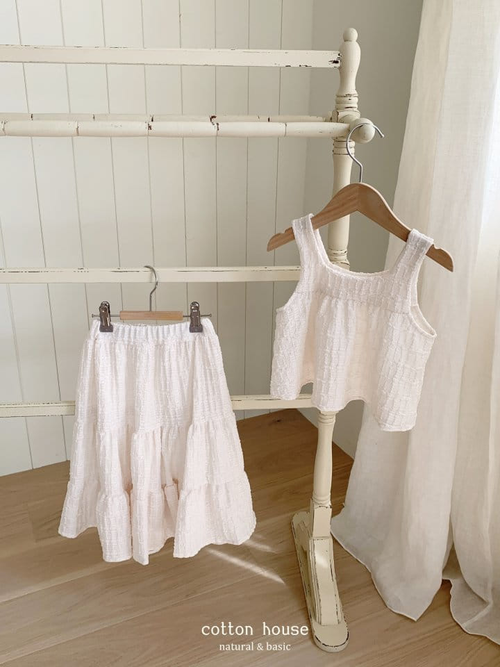 Cotton House - Korean Children Fashion - #magicofchildhood - Kan Kan Sleeveless Two Piece - 5