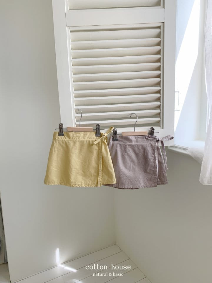Cotton House - Korean Children Fashion - #minifashionista - Wrap Skirt - 9