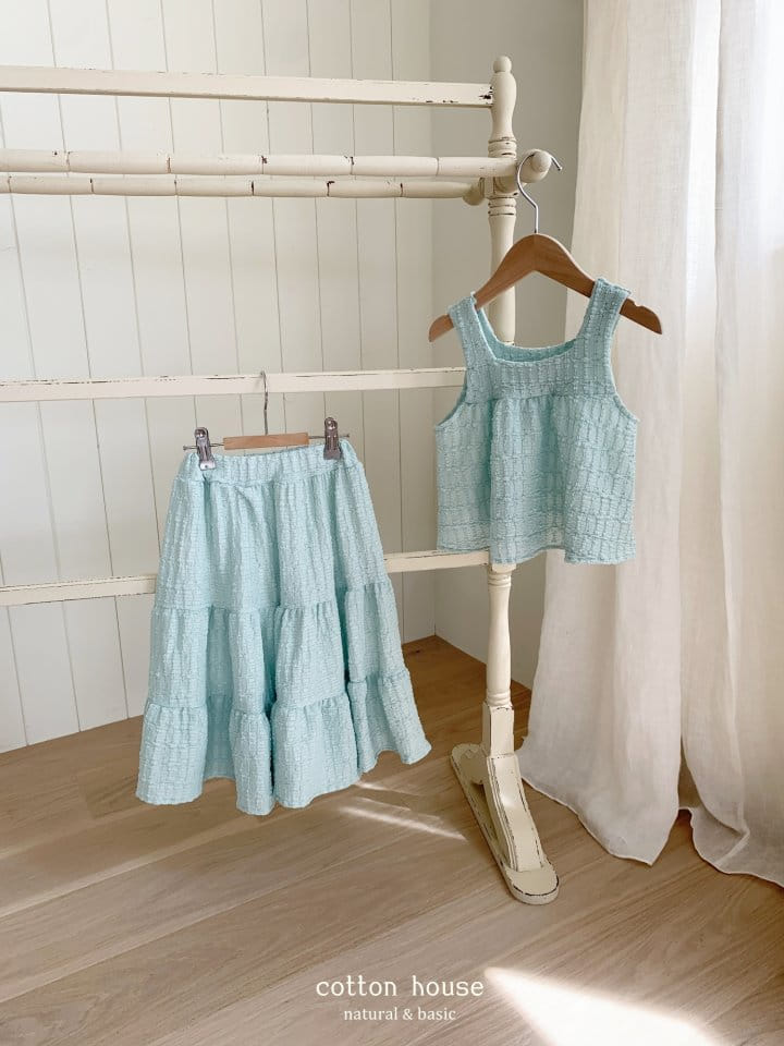 Cotton House - Korean Children Fashion - #minifashionista - Kan Kan Sleeveless Two Piece - 6
