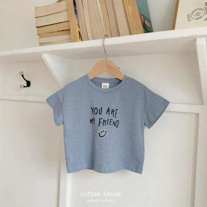 Cotton House - Korean Children Fashion - #prettylittlegirls - Smile Short Sleeve Tee - 7