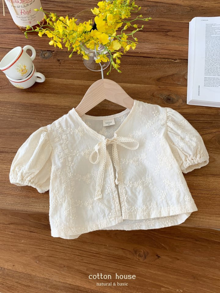 Cotton House - Korean Children Fashion - #prettylittlegirls - Maju String Embroidery Cardigan - 9