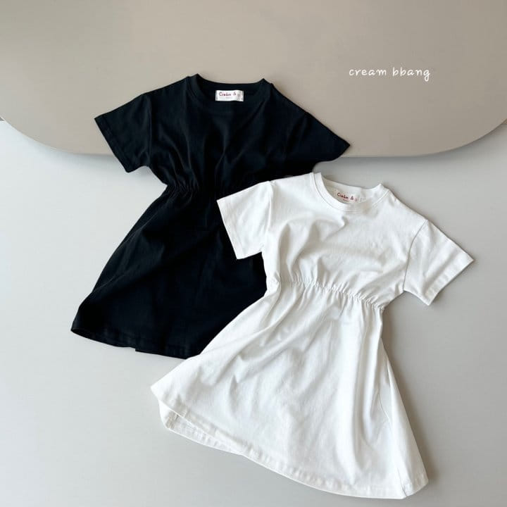 Cream Bbang - Korean Children Fashion - #Kfashion4kids - Shirring One-Piece