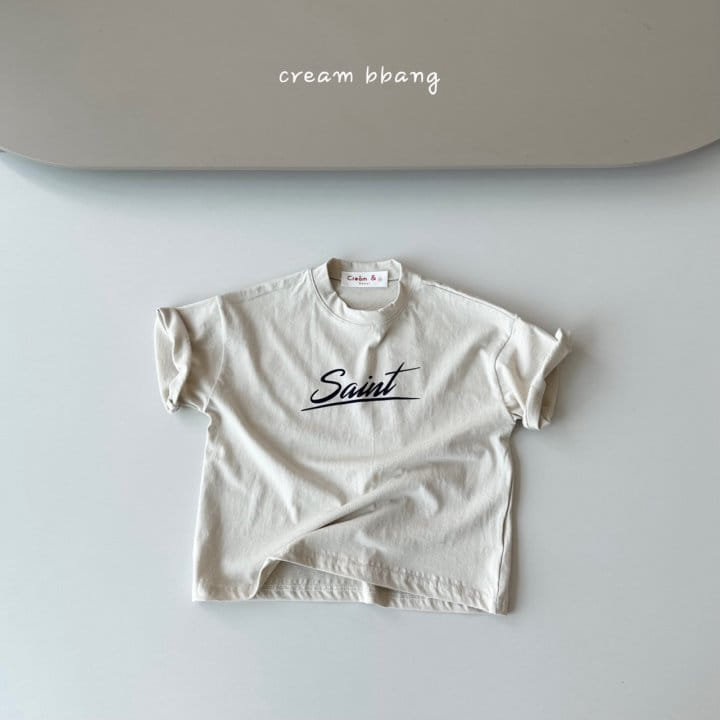 Cream Bbang - Korean Children Fashion - #Kfashion4kids - Saint Single Tee - 9