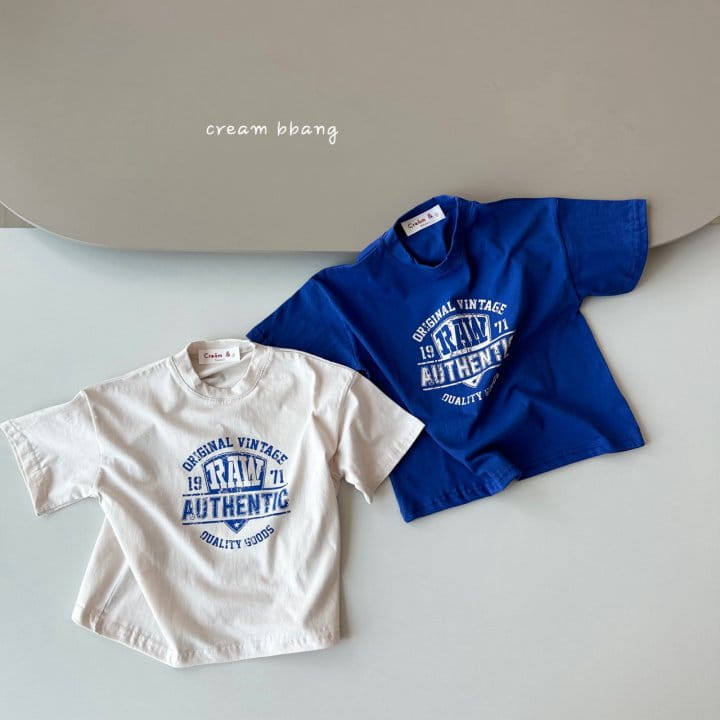 Cream Bbang - Korean Children Fashion - #fashionkids - 1971 Single Tee