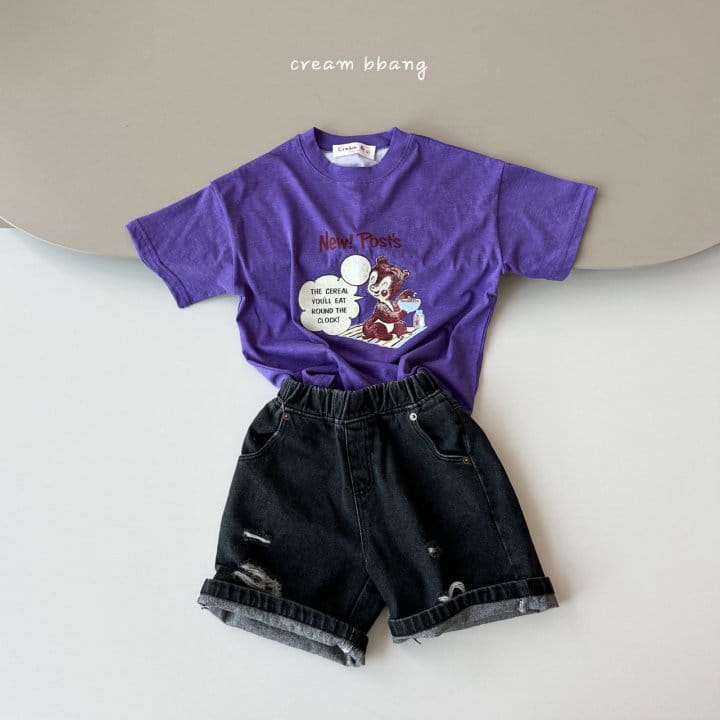 Cream Bbang - Korean Children Fashion - #prettylittlegirls - New Post Single Tee - 7