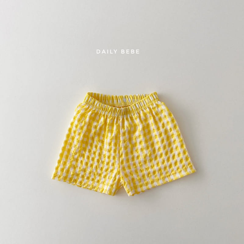 Daily Bebe - Korean Children Fashion - #childofig - Check Jijimi Top Bottom Set - 6