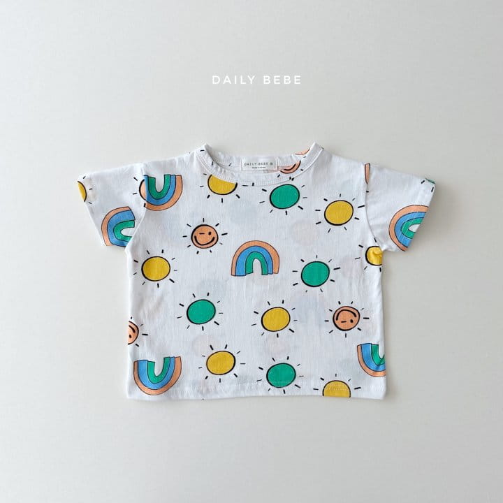Daily Bebe - Korean Children Fashion - #fashionkids - Pattern Short Sleeve Tee - 3
