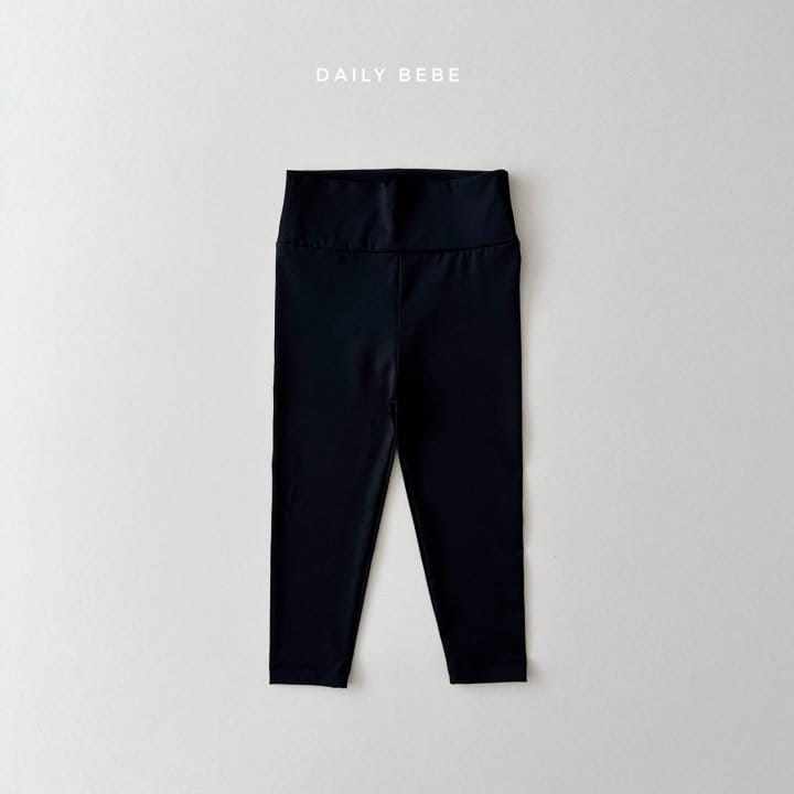 Daily Bebe - Korean Children Fashion - #kidsshorts - Rash Guard Basic Leggings