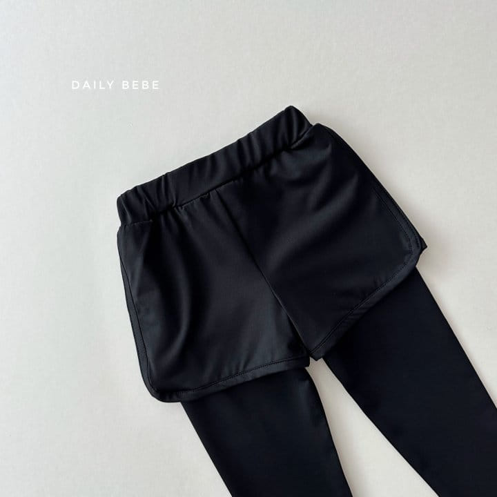 Daily Bebe - Korean Children Fashion - #kidzfashiontrend - Rash Guard Short Leggings  - 2