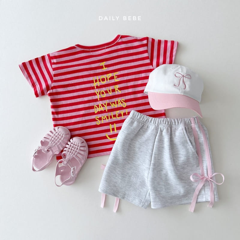 Daily Bebe - Korean Children Fashion - #kidsstore - Smile ST Tee - 4