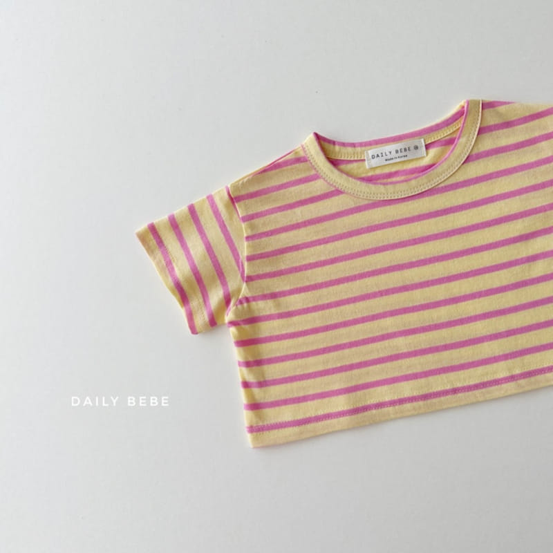 Daily Bebe - Korean Children Fashion - #kidzfashiontrend - ST Crop Tee - 3