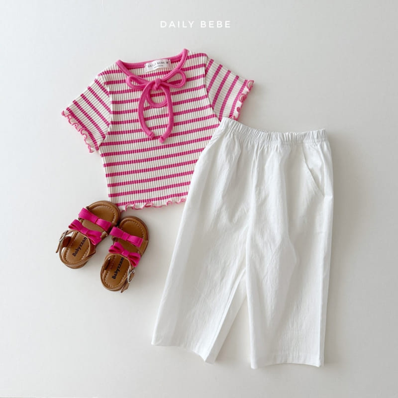 Daily Bebe - Korean Children Fashion - #littlefashionista - Summer Span Pants - 7