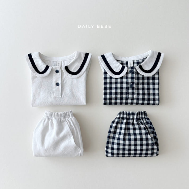 Daily Bebe - Korean Children Fashion - #todddlerfashion - Sera Top Bottom Set