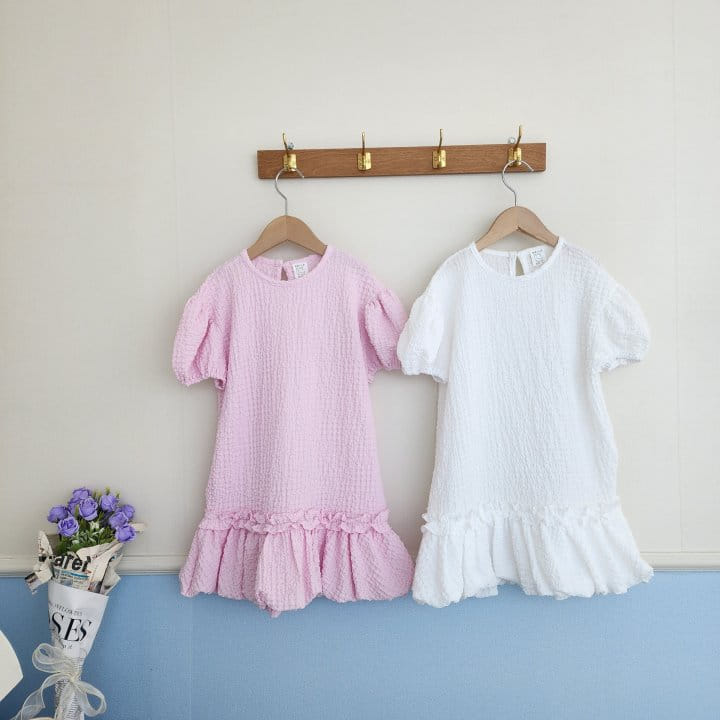 Dalla - Korean Children Fashion - #Kfashion4kids - Goddess Balloon One-Piece - 5