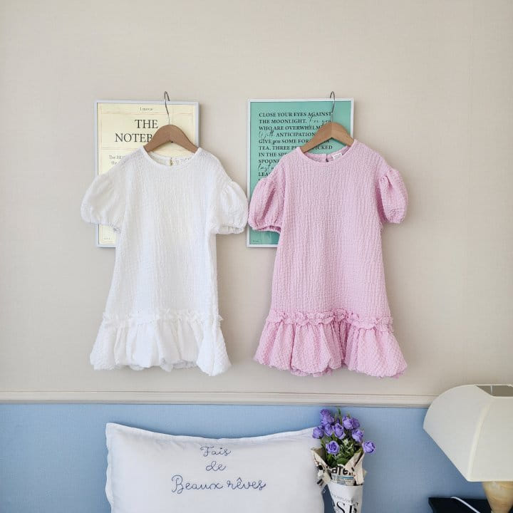 Dalla - Korean Children Fashion - #littlefashionista - Goddess Balloon One-Piece - 6