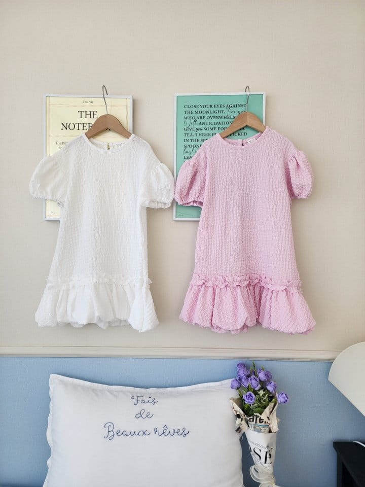 Dalla - Korean Children Fashion - #magicofchildhood - Goddess Balloon One-Piece - 7