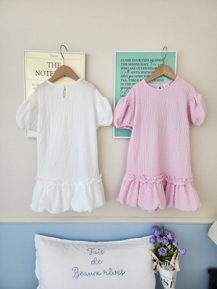 Dalla - Korean Children Fashion - #minifashionista - Goddess Balloon One-Piece - 8