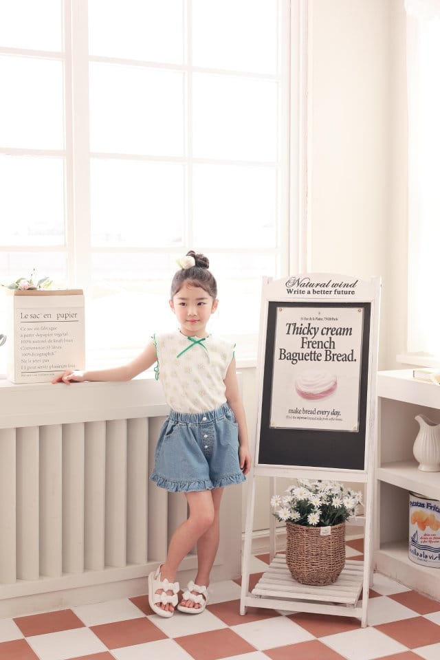 Dalla - Korean Children Fashion - #minifashionista - Flower Soft Tee - 11
