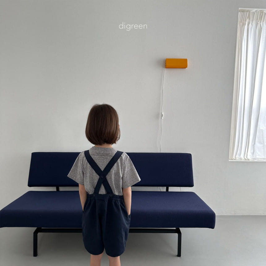 Digreen - Korean Children Fashion - #Kfashion4kids - Bla Dungarees Pants - 7