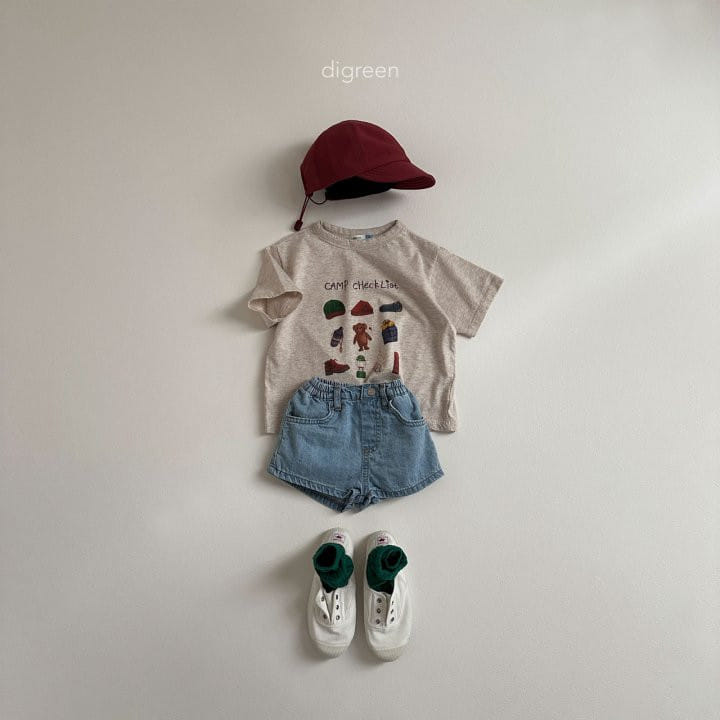 Digreen - Korean Children Fashion - #childrensboutique - Camping Tee - 10