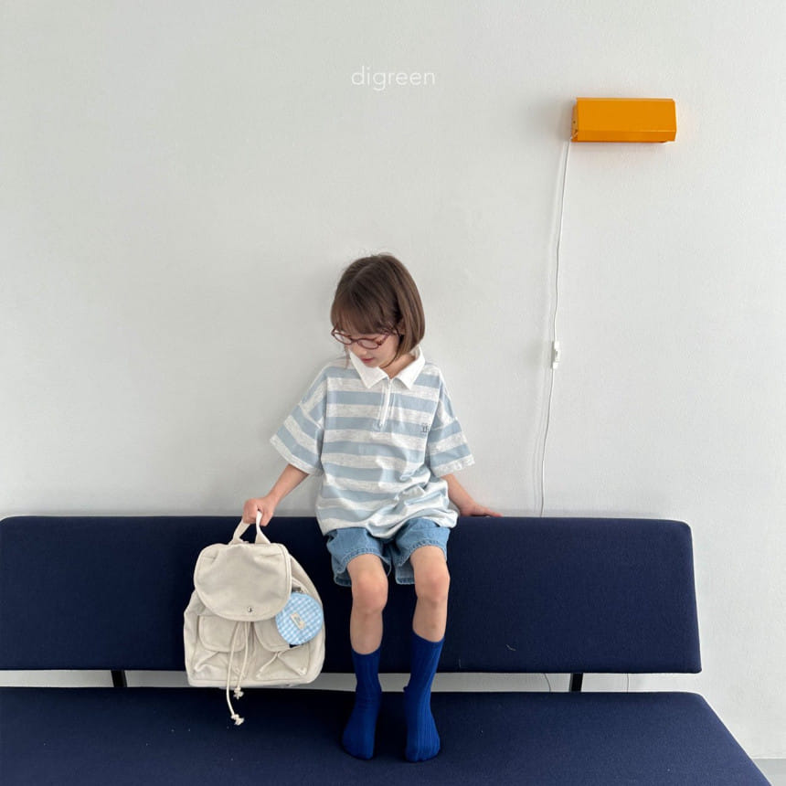 Digreen - Korean Children Fashion - #designkidswear - ST Collar Long Tee - 3
