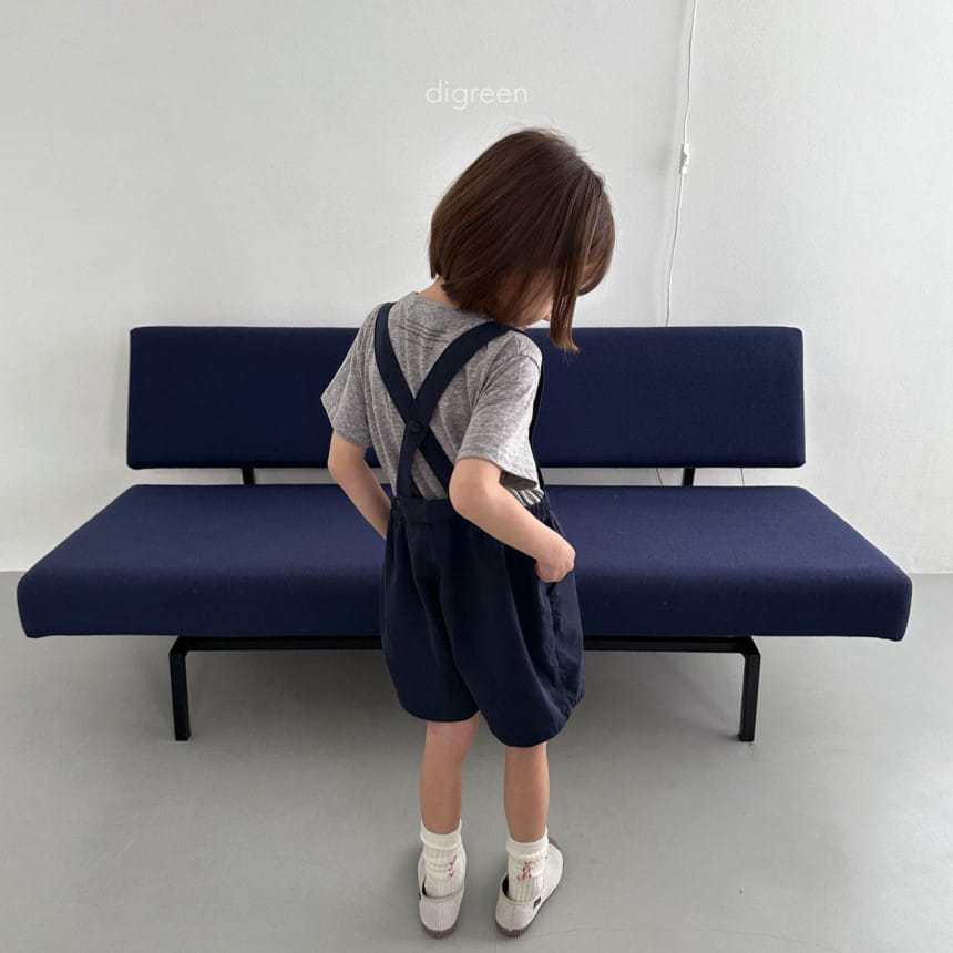 Digreen - Korean Children Fashion - #discoveringself - Bla Dungarees Pants - 2