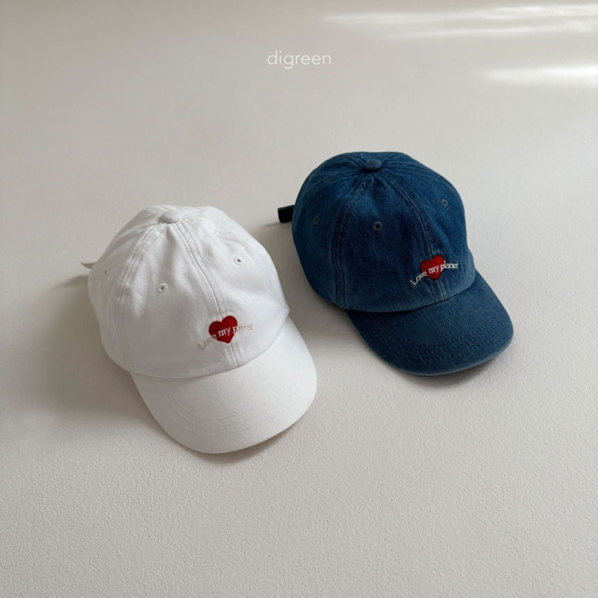 Digreen - Korean Children Fashion - #fashionkids - Heart Cap - 3