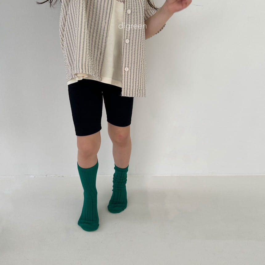 Digreen - Korean Children Fashion - #kidsshorts - Waffle Short Leggings - 10