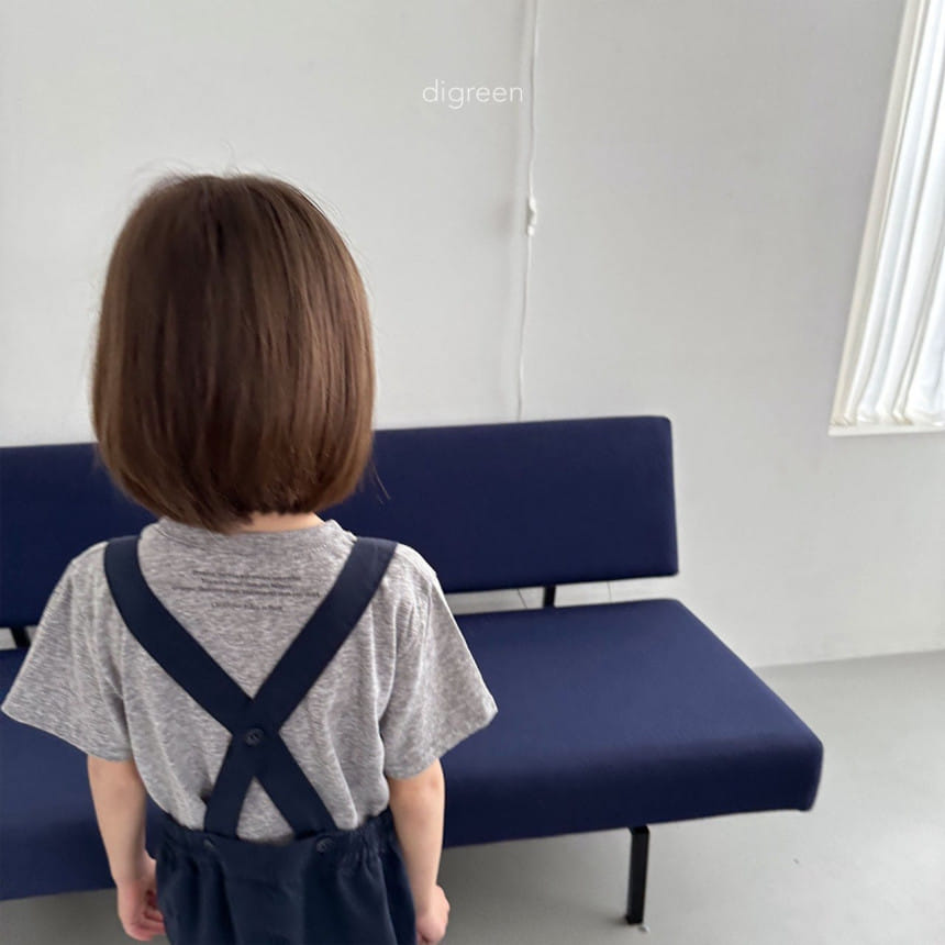 Digreen - Korean Children Fashion - #kidzfashiontrend - Bla Dungarees Pants - 6