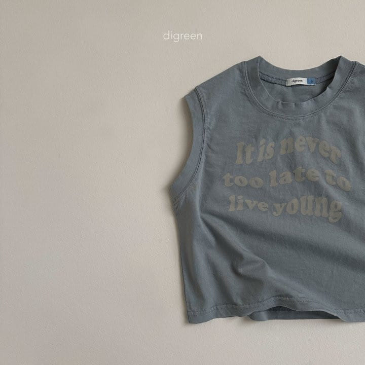 Digreen - Korean Children Fashion - #kidzfashiontrend - Never Sleeveless Tee - 8
