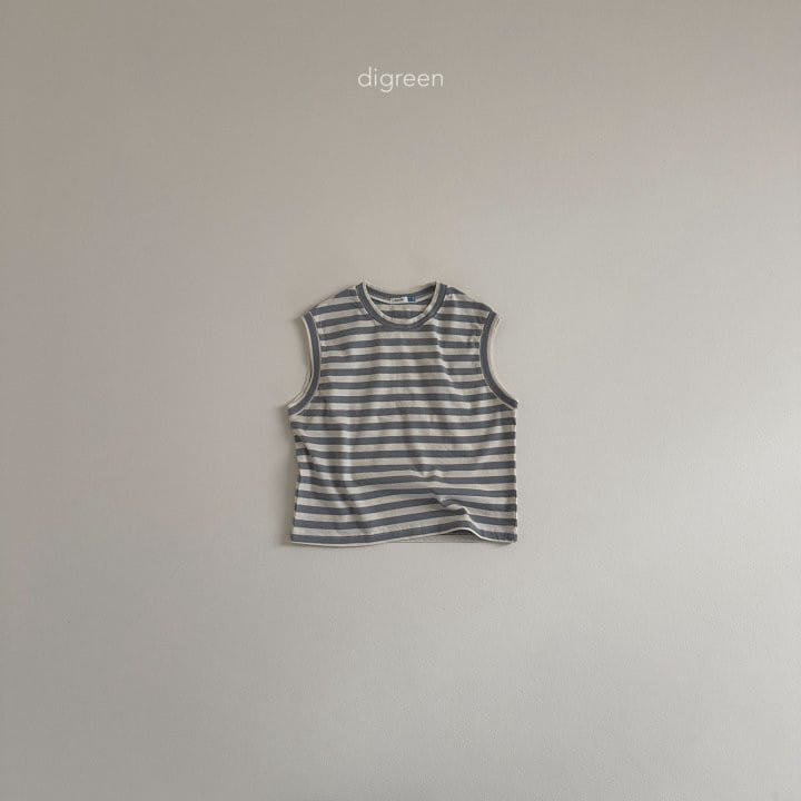 Digreen - Korean Children Fashion - #kidzfashiontrend - ST Point Sleevless Tee - 7