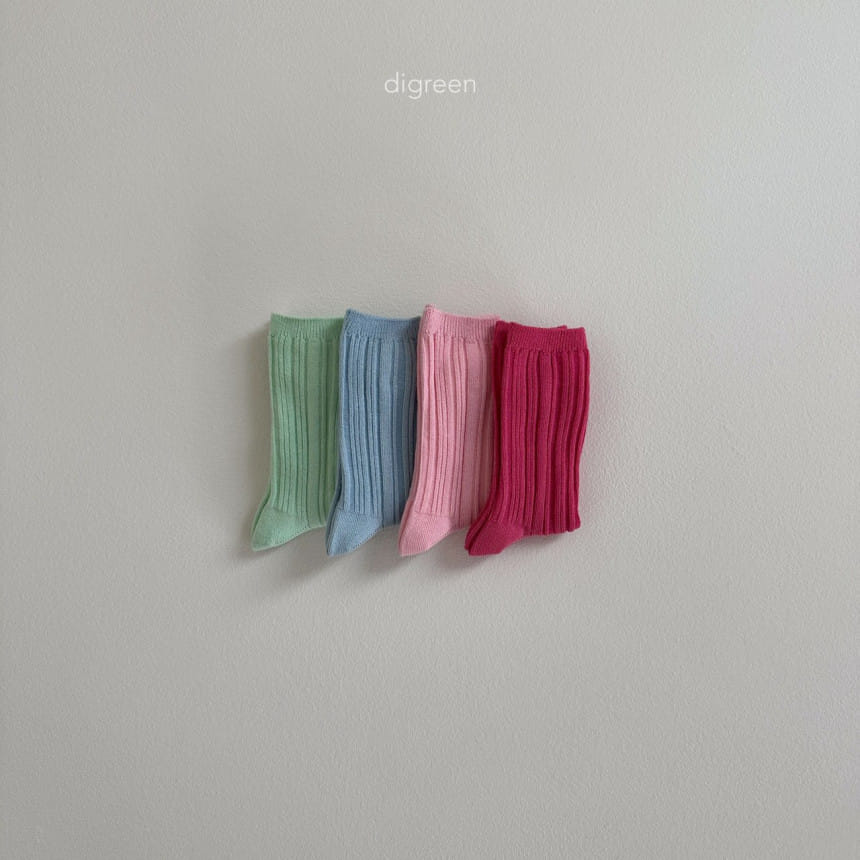 Digreen - Korean Children Fashion - #littlefashionista - Point Socks - 3
