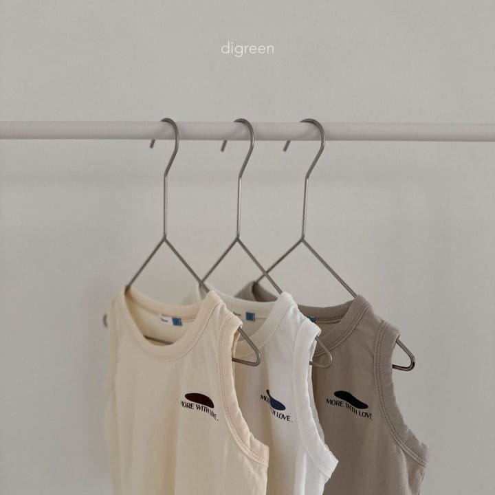 Digreen - Korean Children Fashion - #magicofchildhood - With Sleeveless Tee - 2