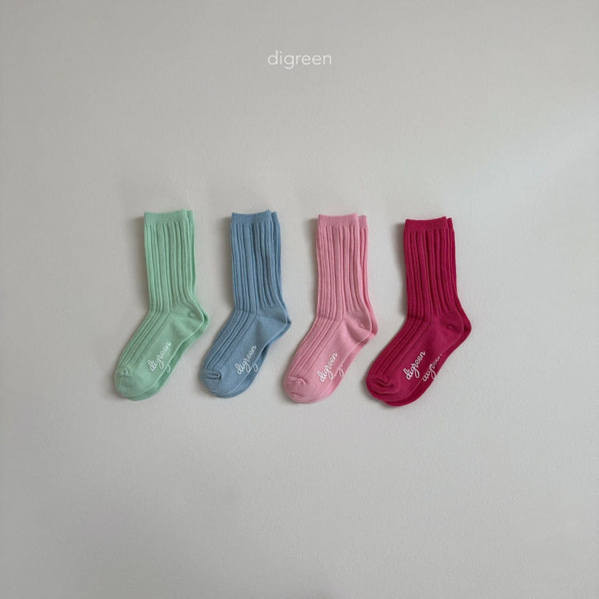 Digreen - Korean Children Fashion - #minifashionista - Point Socks - 5