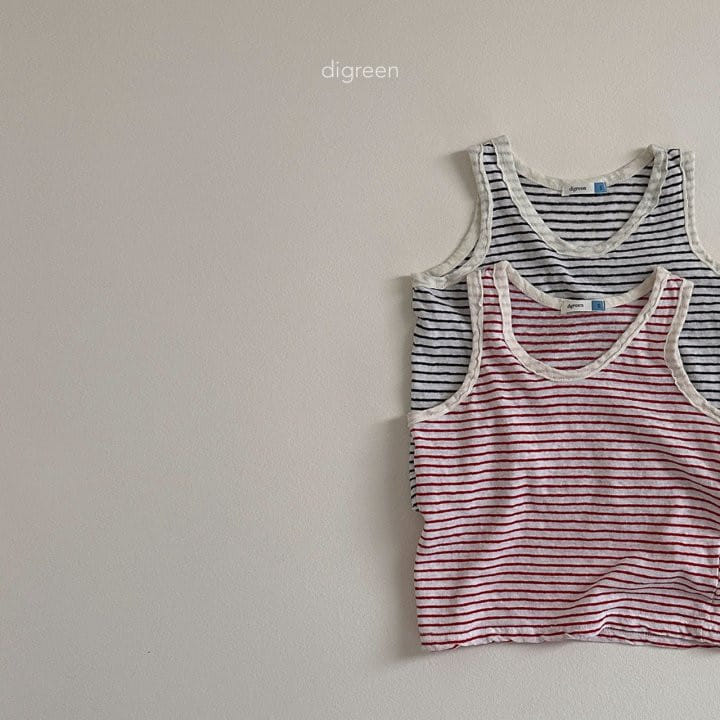 Digreen - Korean Children Fashion - #minifashionista - L ST Sleevless Tee - 3
