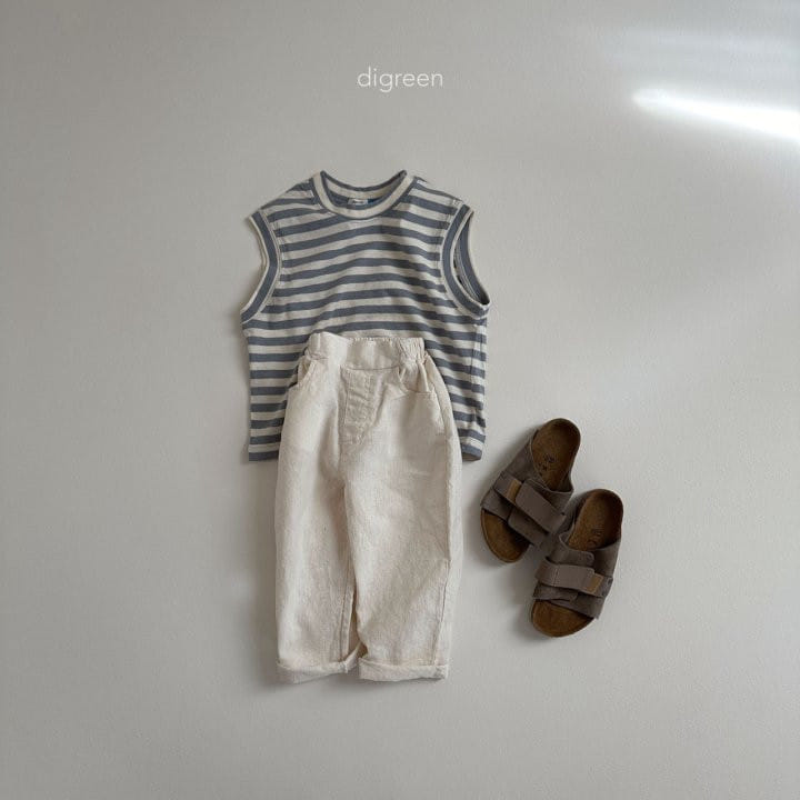 Digreen - Korean Children Fashion - #minifashionista - ST Point Sleevless Tee - 11