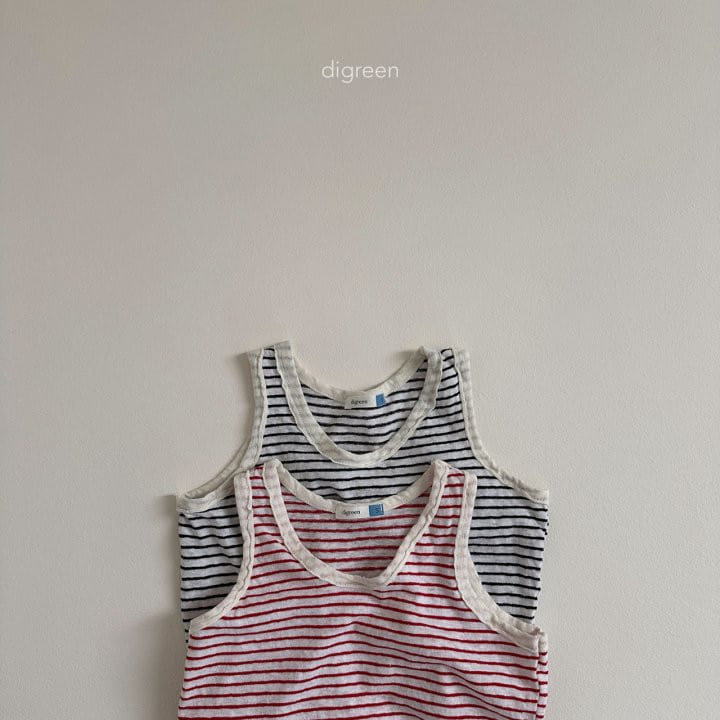 Digreen - Korean Children Fashion - #minifashionista - L ST Sleevless Tee - 4
